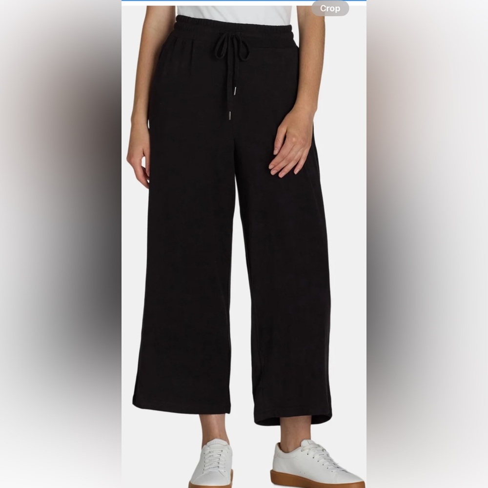 Time and Tru Women's Wide Leg Hacci Pants, Size S